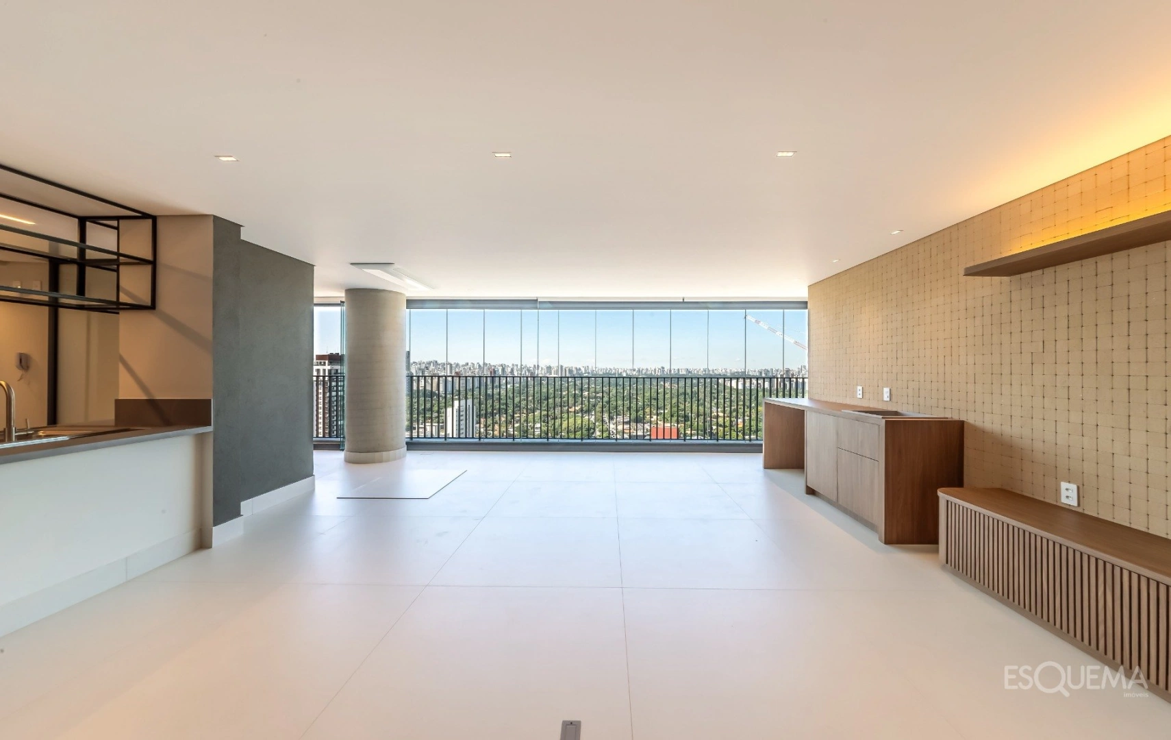 Apartamento com vista aberta e projeto contemporâneo em Pinheiros - Imagem 1
