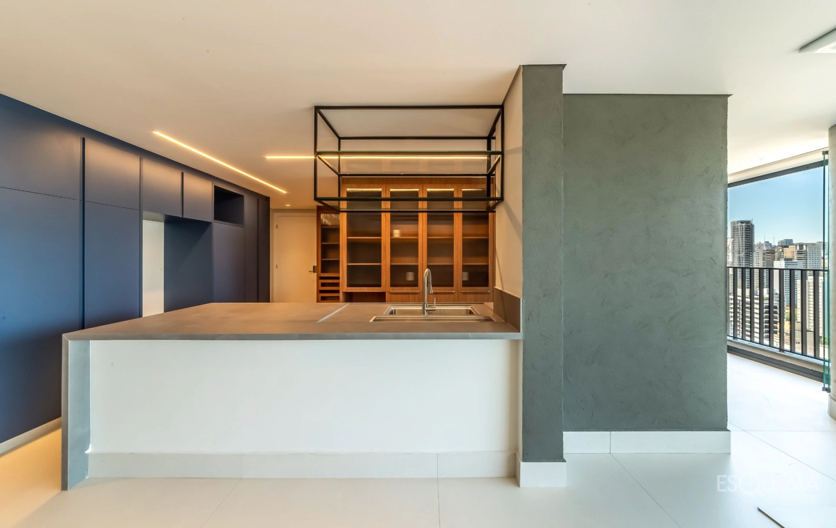 Apartamento com vista aberta e projeto contemporâneo em Pinheiros - Imagem 6