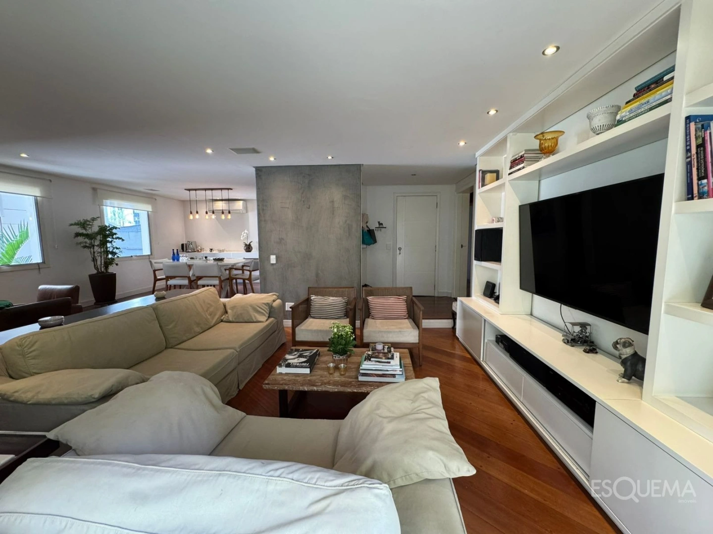 Apartamento iluminado com vista para as copas das árvores no Itaim Bibi - Imagem 3