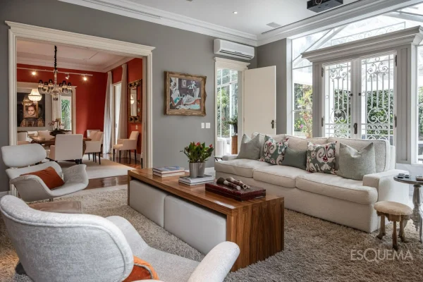 Casa de 900 m² no Jardim Paulista com projeto de Jacques Pilon e atualização de Gustavo Horta
