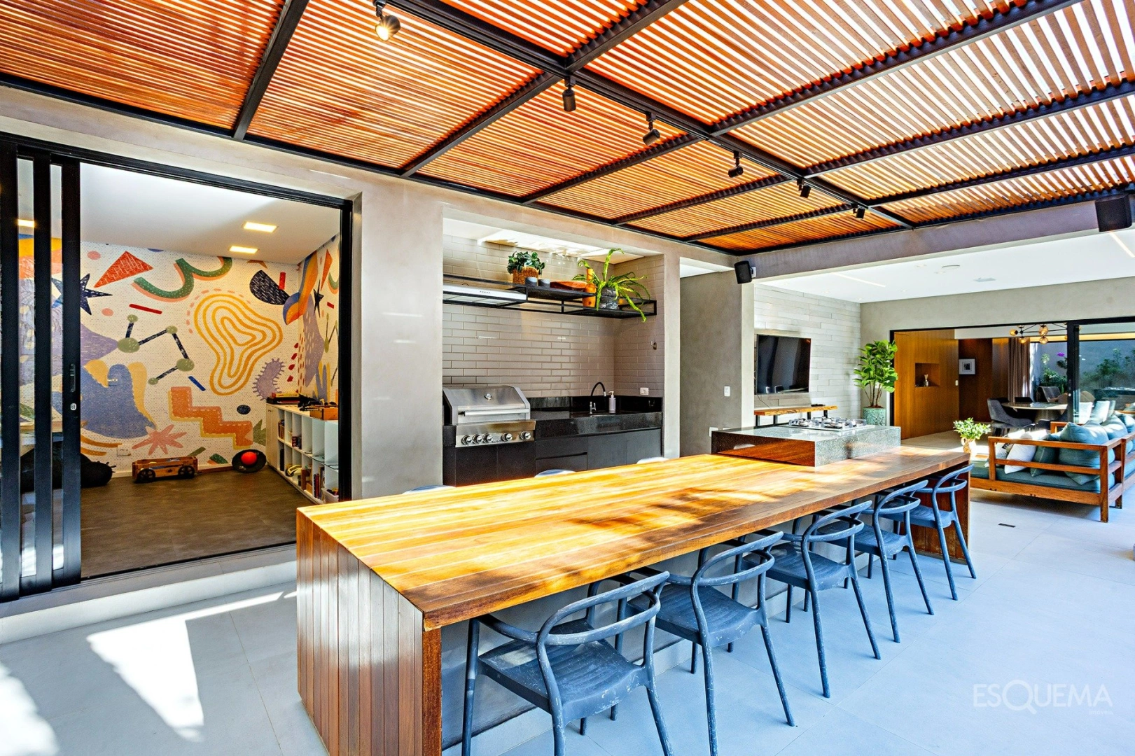 Casa com arquitetura acolhedora e lazer completo no Cidade Jardim - Imagem 4