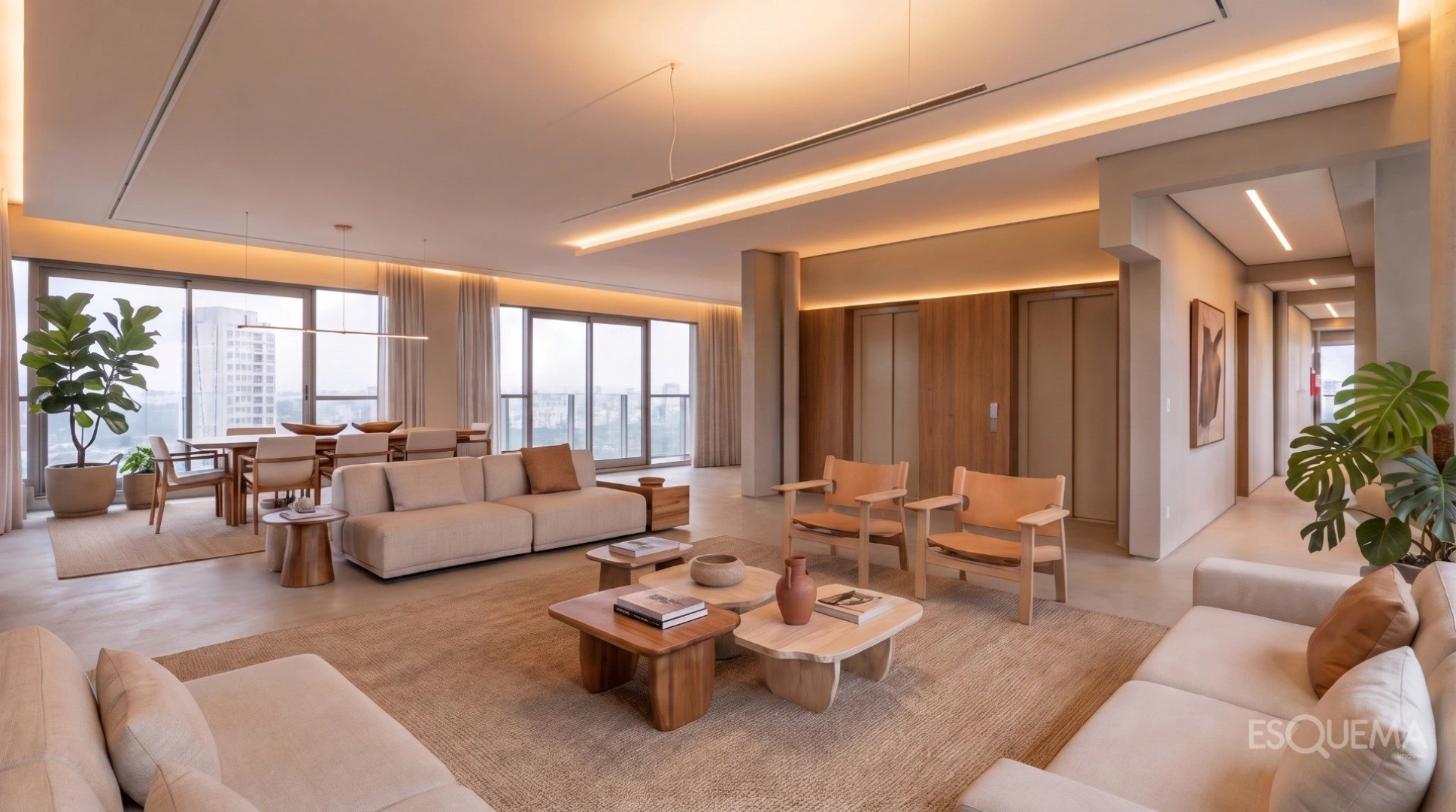 Cobertura com vista panorâmica e ambientes integrados - Imagem 11