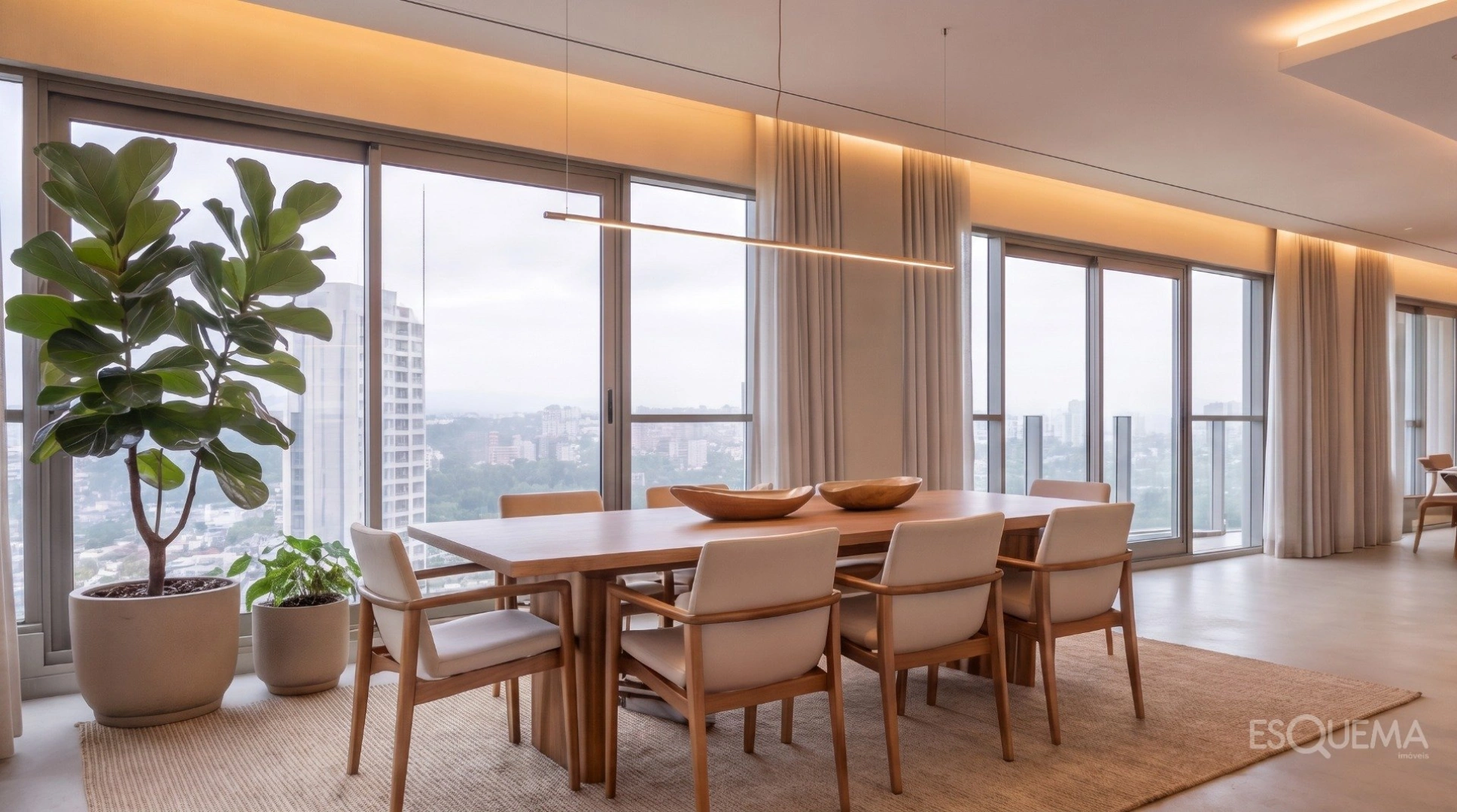 Cobertura com vista panorâmica e ambientes integrados - Imagem 13