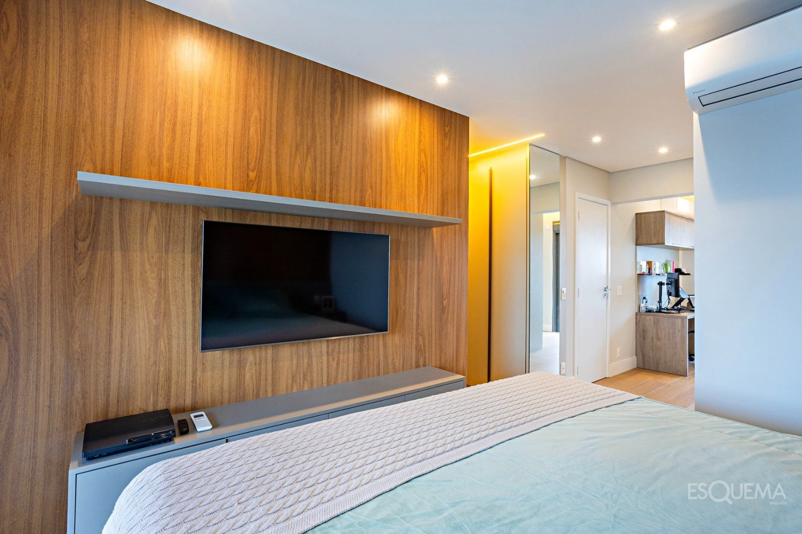 Apartamento mobiliado com vista para o skyline e marcenaria Kitchens - Imagem 13