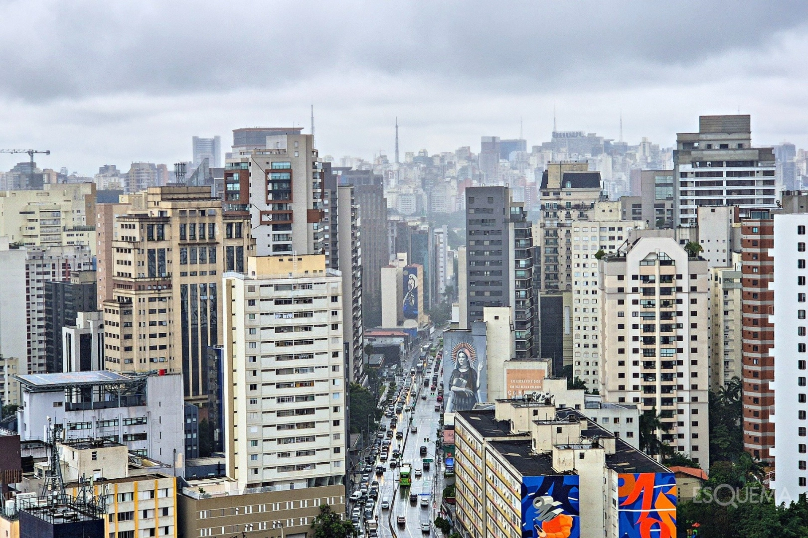 Apartamento mobiliado com vista para o skyline e marcenaria Kitchens - Imagem 2