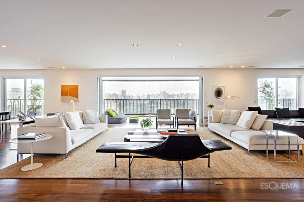 Apartamento de 392 m² com vista permanente para o Jardim Europa