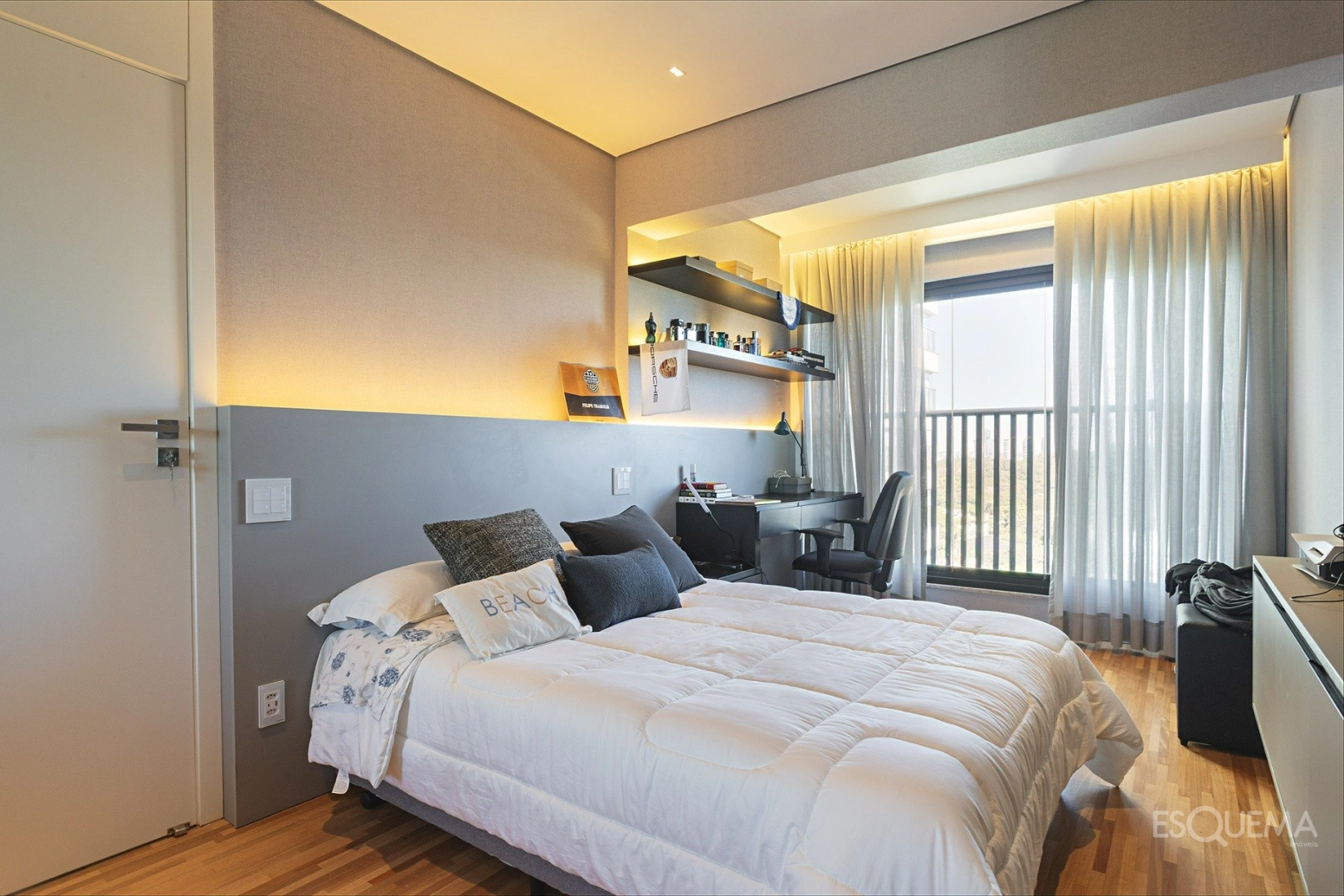 Apartamento contemporâneo em edifício novo com vista livre no Jardim Guedala - Imagem 13