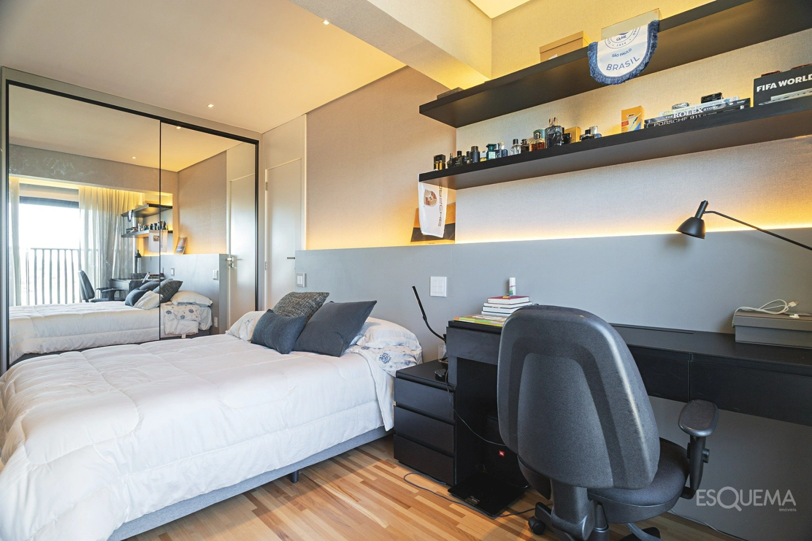 Apartamento contemporâneo em edifício novo com vista livre no Jardim Guedala - Imagem 14