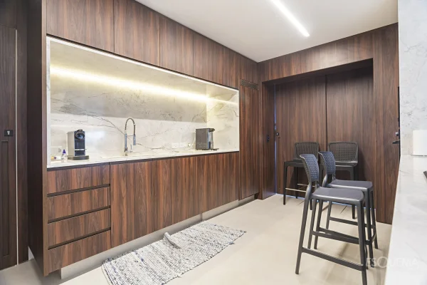 Apartamento contemporâneo em edifício novo com vista livre no Jardim Guedala