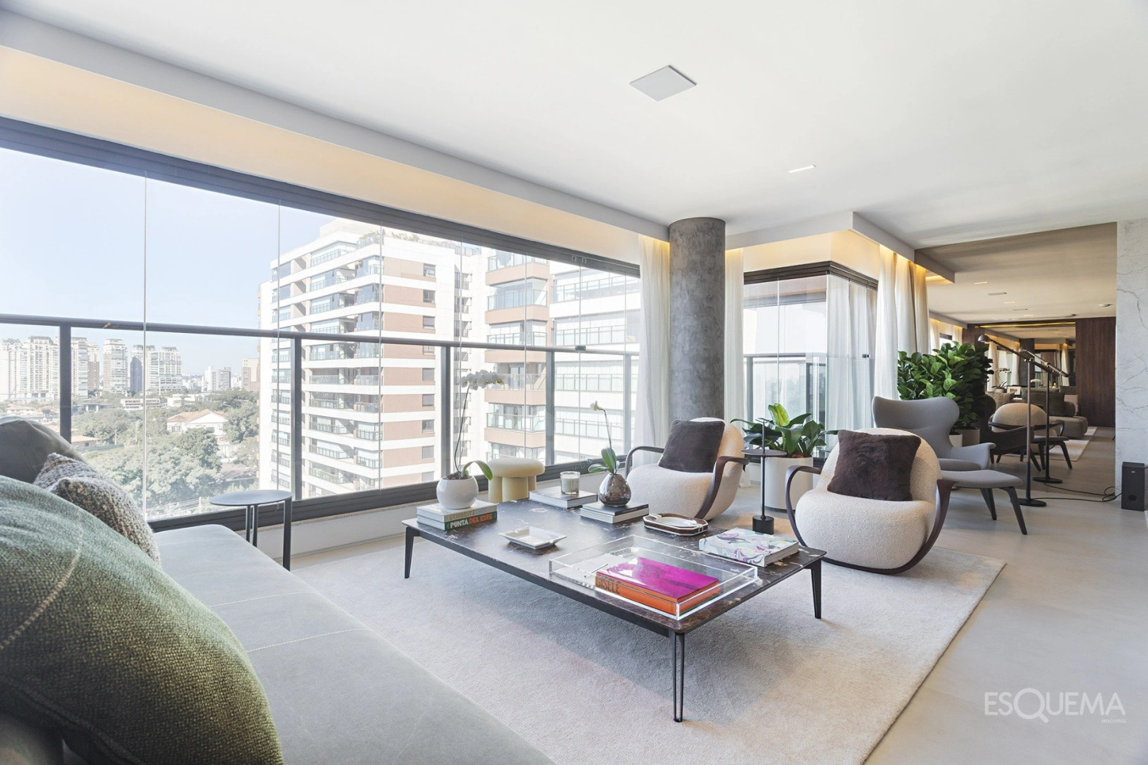 Apartamento contemporâneo em edifício novo com vista livre no Jardim Guedala - Imagem 4