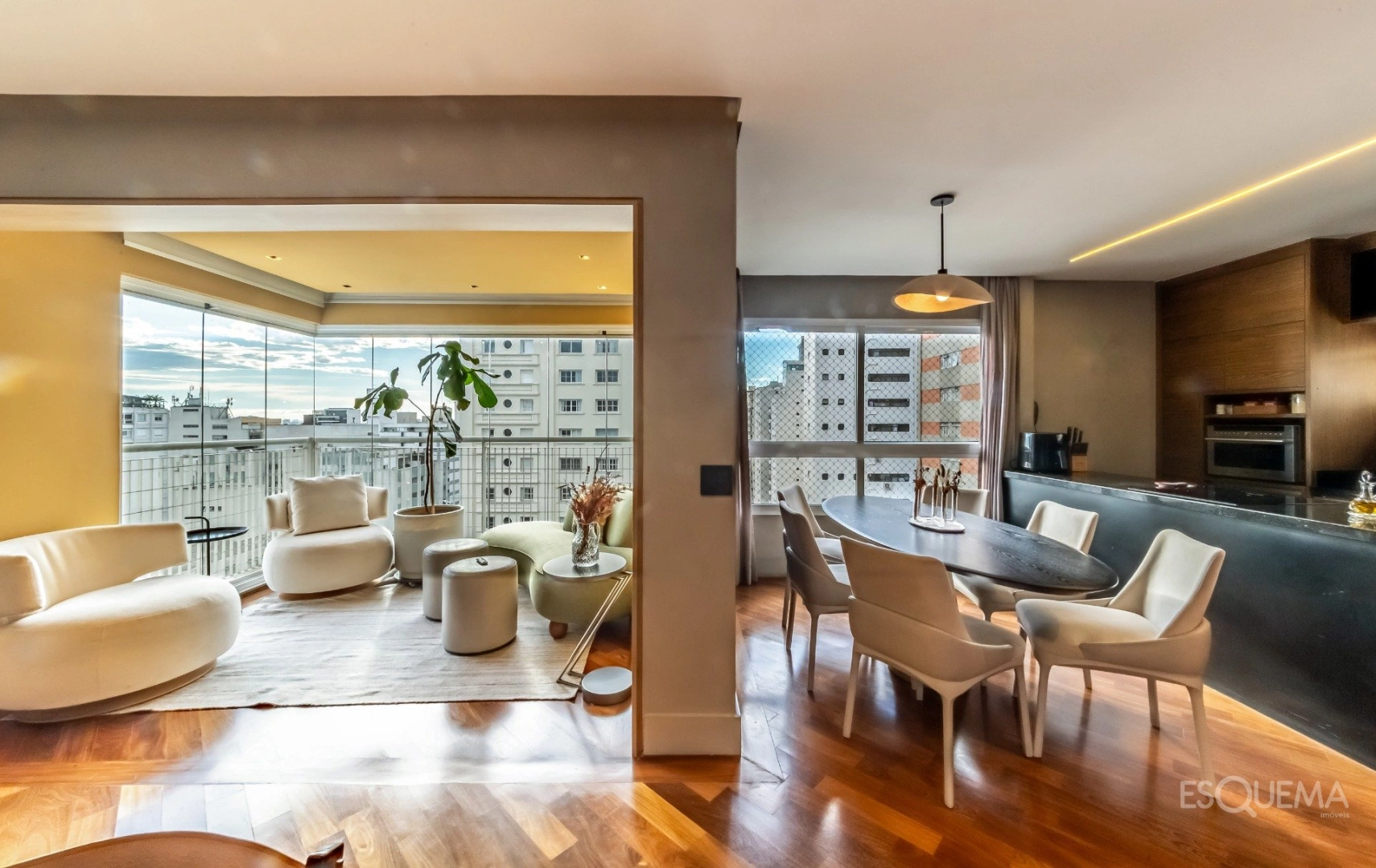Apartamento duplex com planta integrada e luz natural no Jardim Paulista - Imagem 6