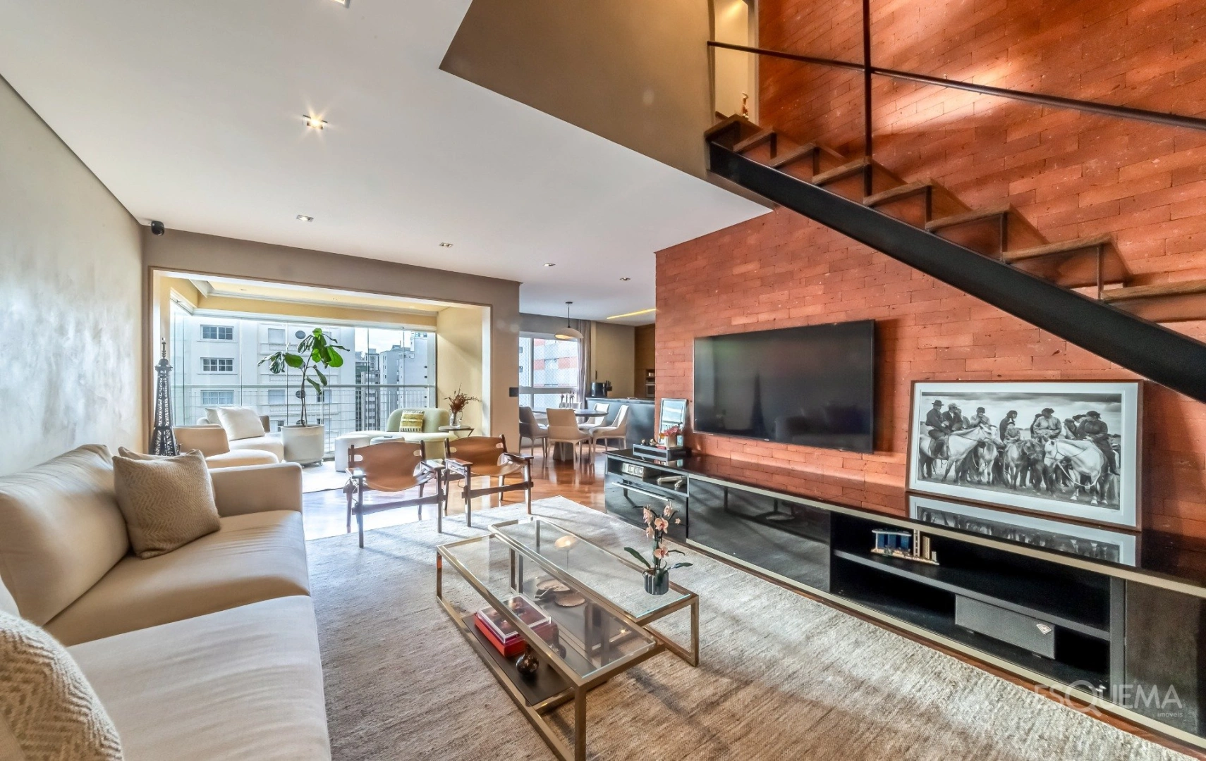 Apartamento duplex com planta integrada e luz natural no Jardim Paulista - Imagem 7