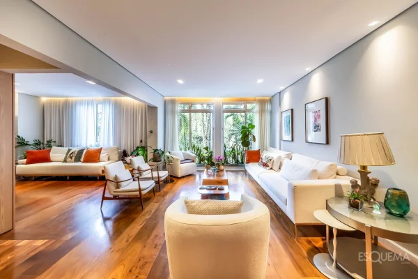 Apartamento Lindenberg reformado com vista para o verde nos Jardins