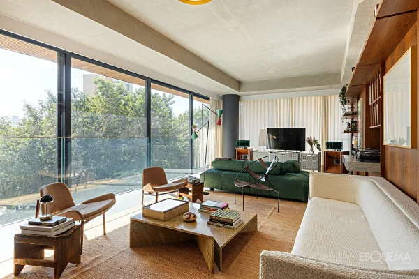 Apartamento em condomínio com projeto Jacobsen