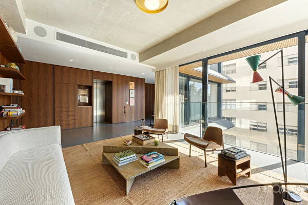 Apartamento em condomínio com projeto Jacobsen
