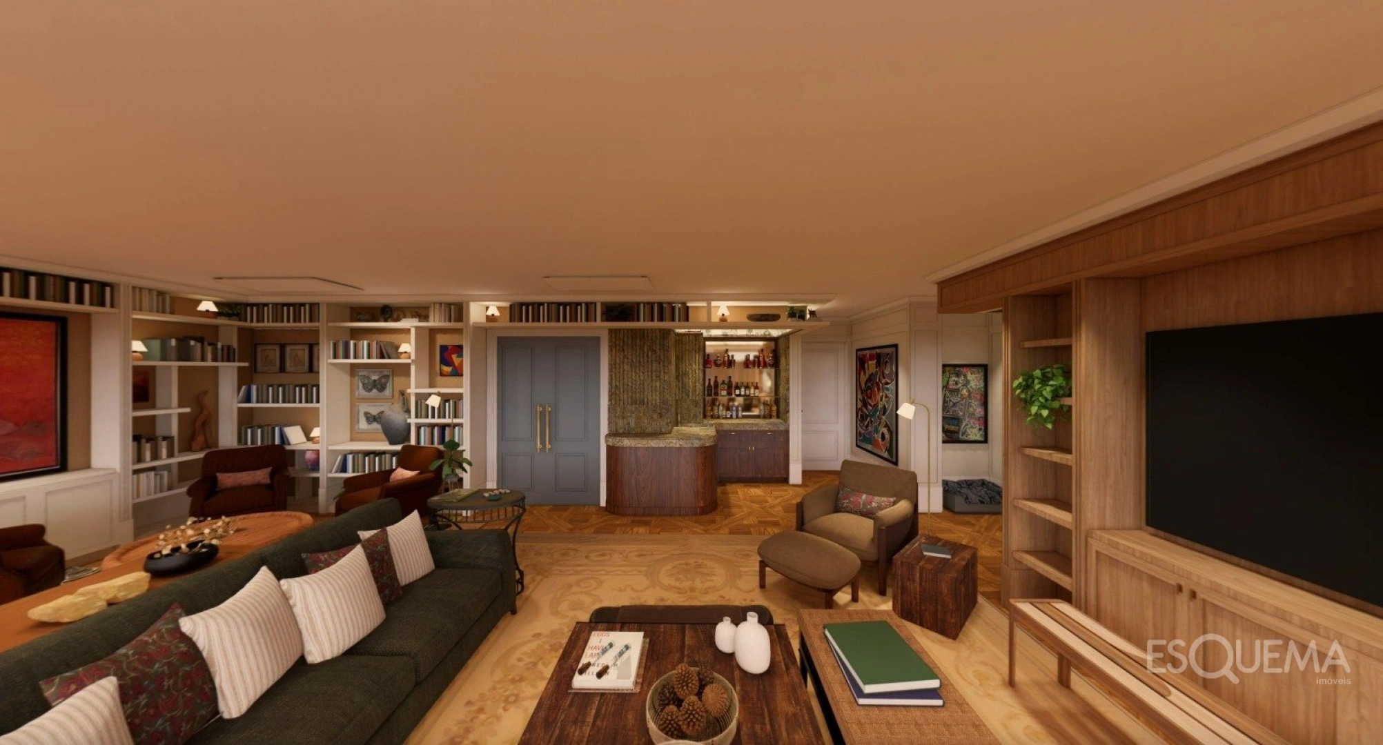 Apartamento com vista permanente para o skyline no Alto de Pinheiros - Imagem 2