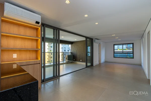 Apartamento novo e pronto para morar com vista permanente para o parque