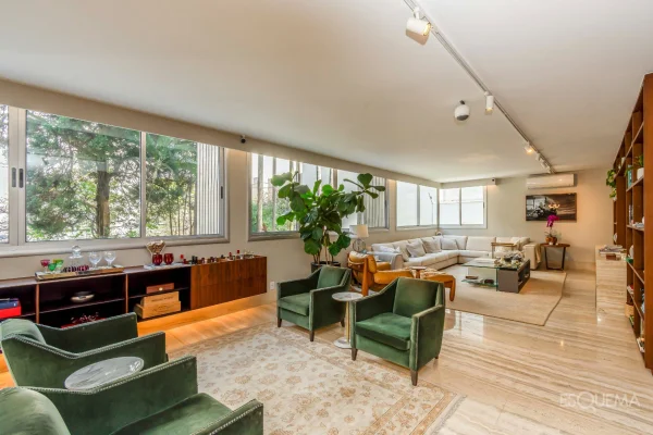 Apartamento reformado no Villa Rica com 4 suítes nos Jardins