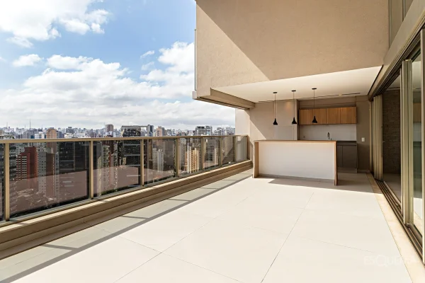 Apartamento novo com pé-direito duplo no One Sixty
