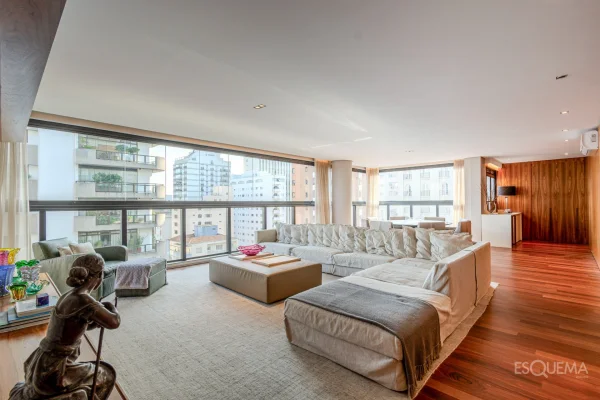 Apartamento linear de 174 m² no Jardim Paulista