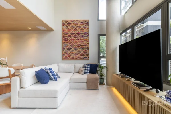Apartamento duplex contemporâneo próximo ao Parque Ibirapuera