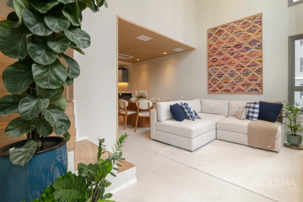 Apartamento duplex contemporâneo próximo ao Parque Ibirapuera
