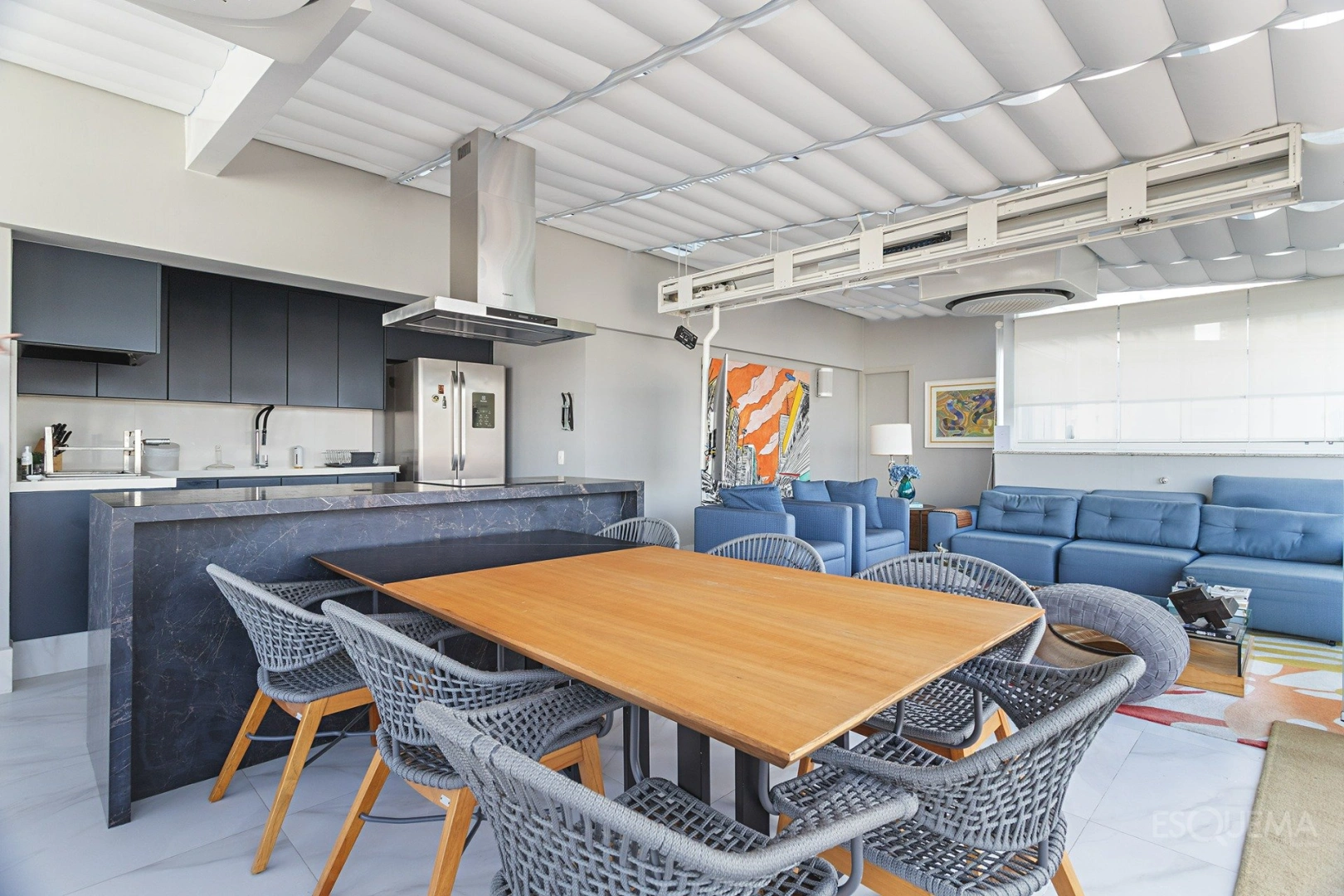 Cobertura duplex reformada em Alto de Pinheiros - Imagem 1
