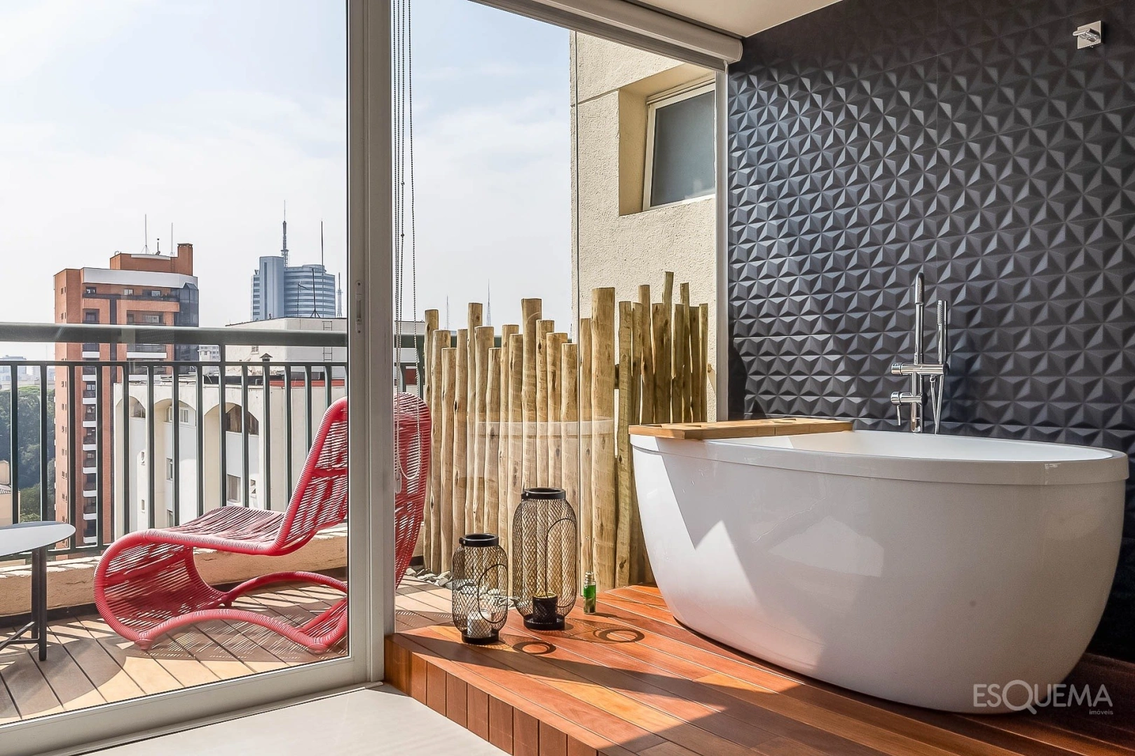 Cobertura triplex com projeto contemporâneo e terraço em Pinheiros - Imagem 9