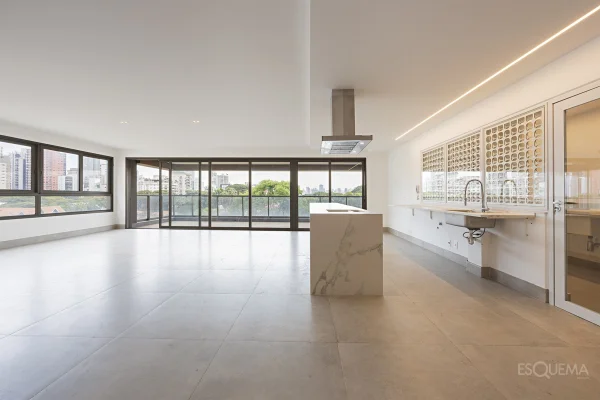 Apartamento com vista para o verde próximo ao Parque Ibirapuera