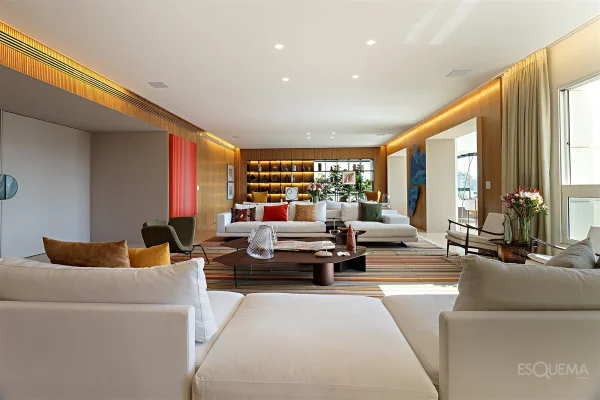 Apartamento impecável com vista livre para o verde