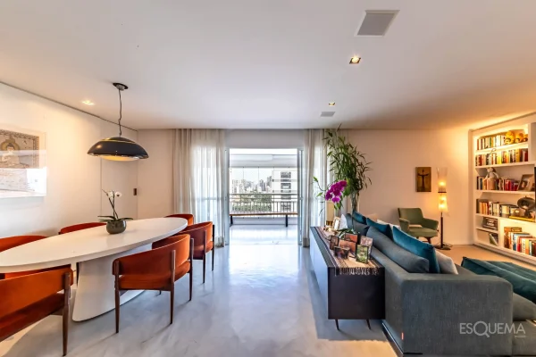 Apartamento automatizado com varanda gourmet no Brooklin
