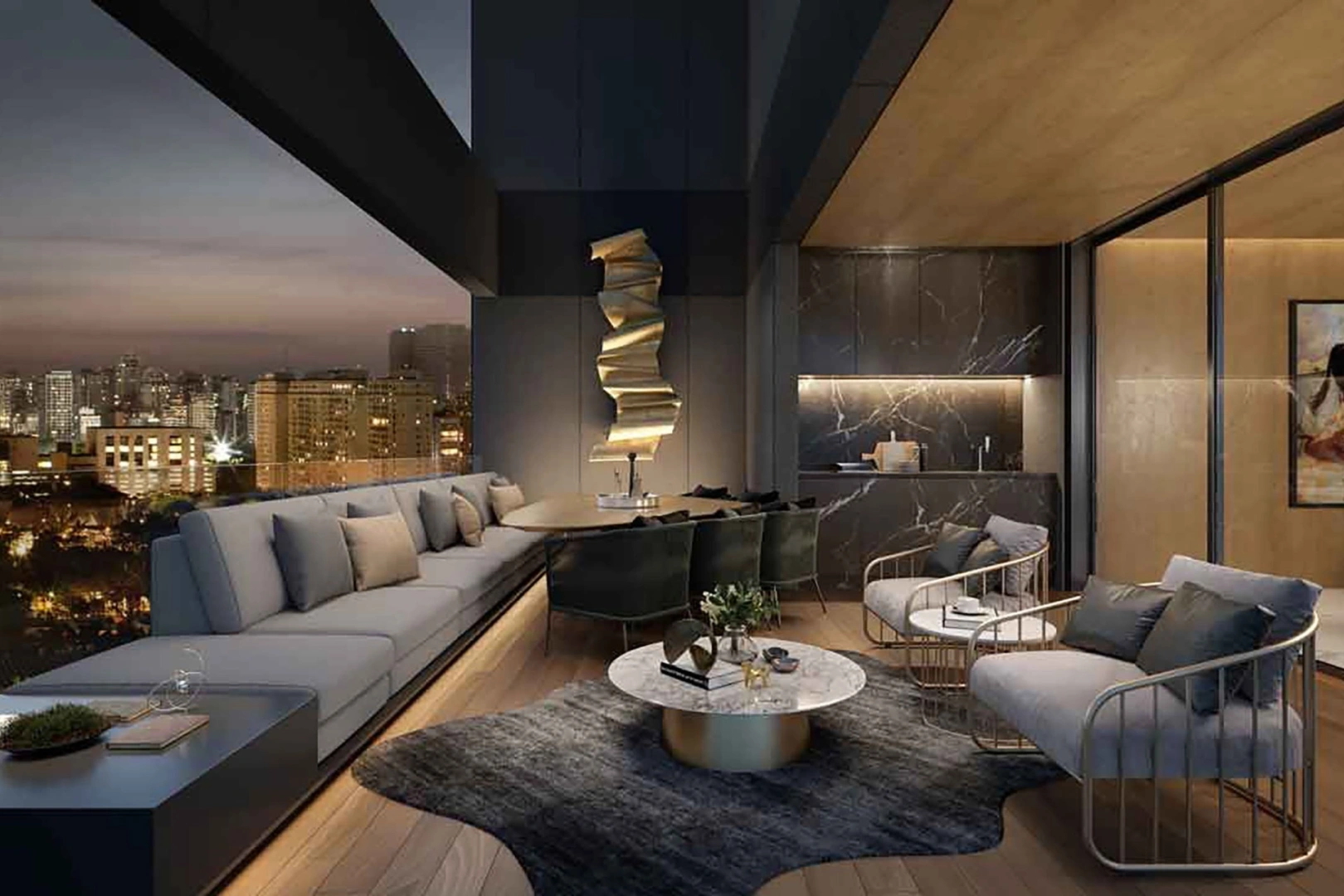 Cobertura duplex exclusiva com vista 360° no Tonino Lamborghini Residences - Imagem 1