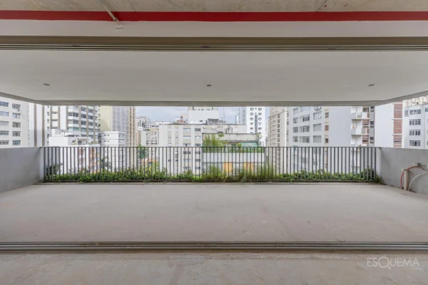 Apartamento novo para personalizar em edifício contemporâneo no Jardins