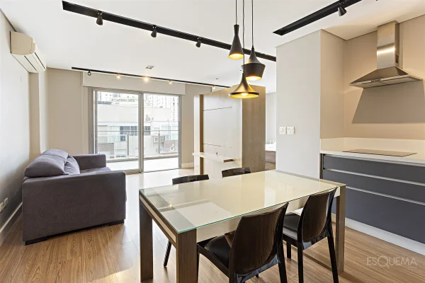 Apartamento mobiliado com vista livre na Vila Nova Conceição