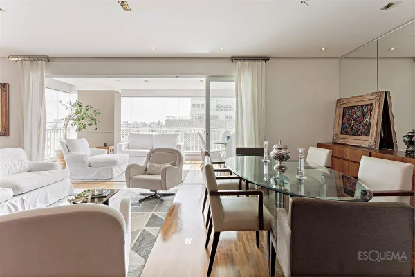 Apartamento mobiliado para locação em Moema Pássaros