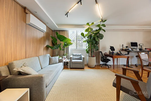 Jardim Paulista, na parte plana, com reforma contemporânea e endereço privilegiado