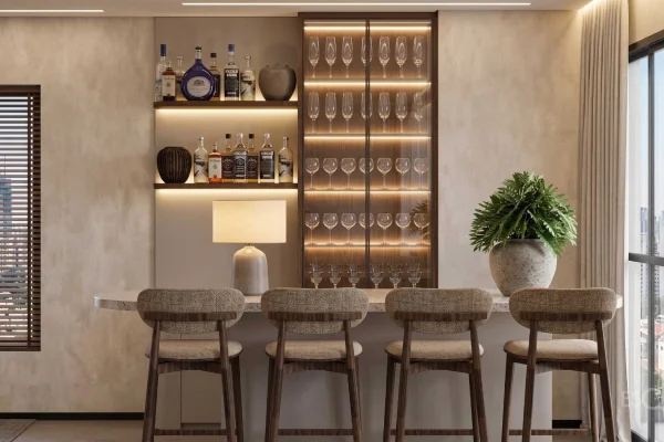 Apartamento reformado com vista aberta próximo à Avenida Faria Lima