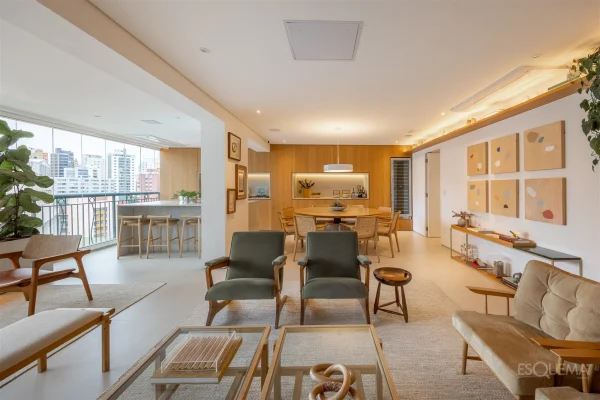 Apartamento reformado de 226 m² na Vila Nova Conceição