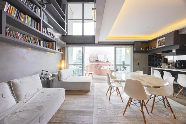Apartamento duplex mobiliado na Vila Nova Conceição