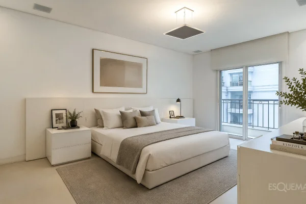 Apartamento reformado próximo ao Parque Ibirapuera, em Moema