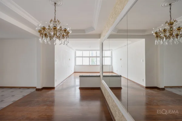 Apartamento com vista para o verde próximo ao Clube Paulistano