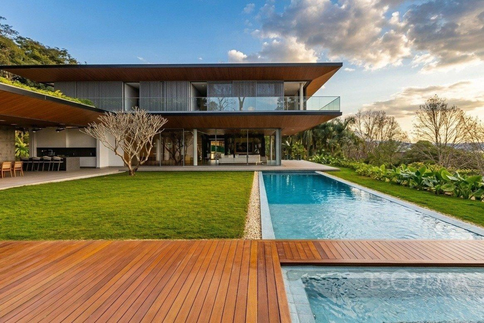 Casa contemporânea mobiliada na Quinta da Baroneza - Imagem 1