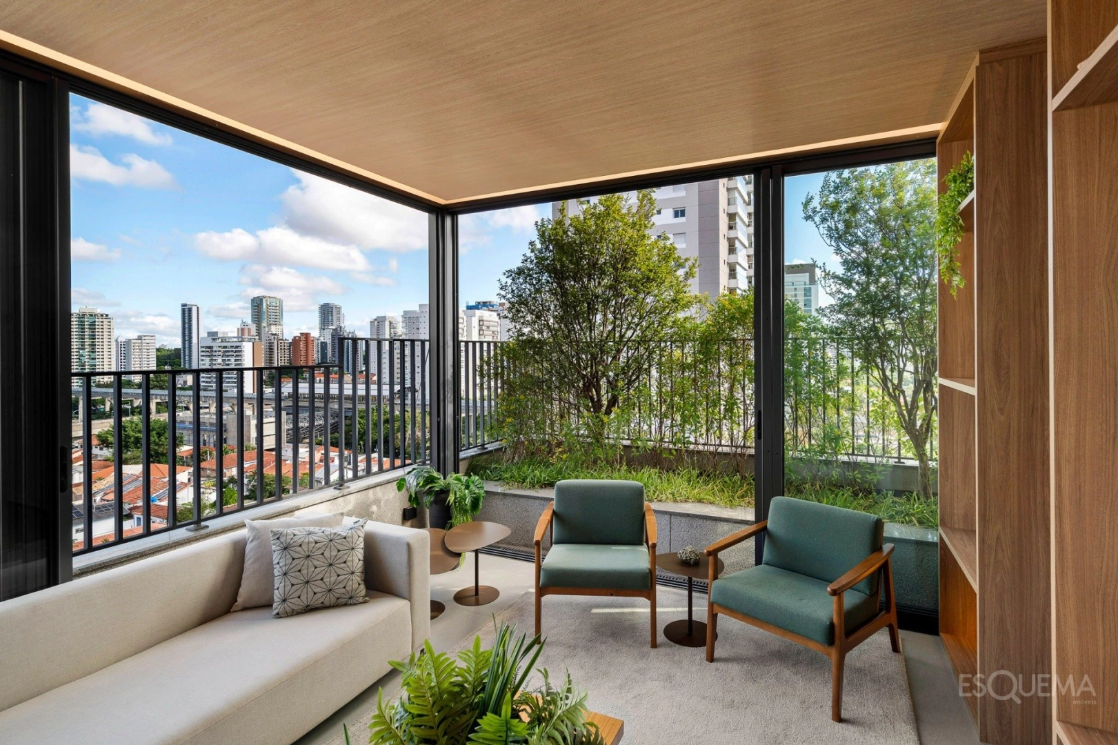 Cobertura duplex decorada com jardim privativo - Imagem 6