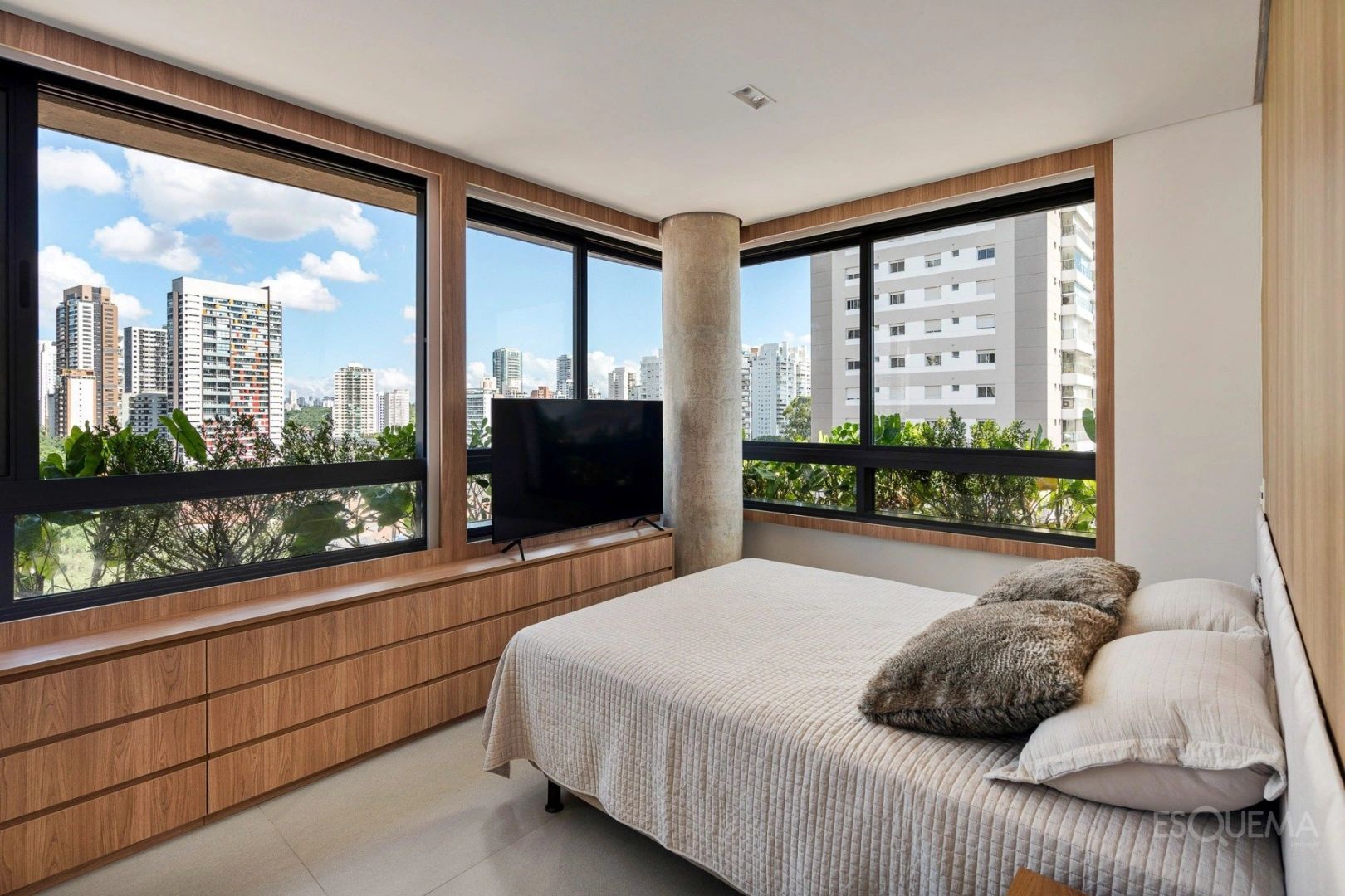 Cobertura duplex decorada com jardim privativo - Imagem 7