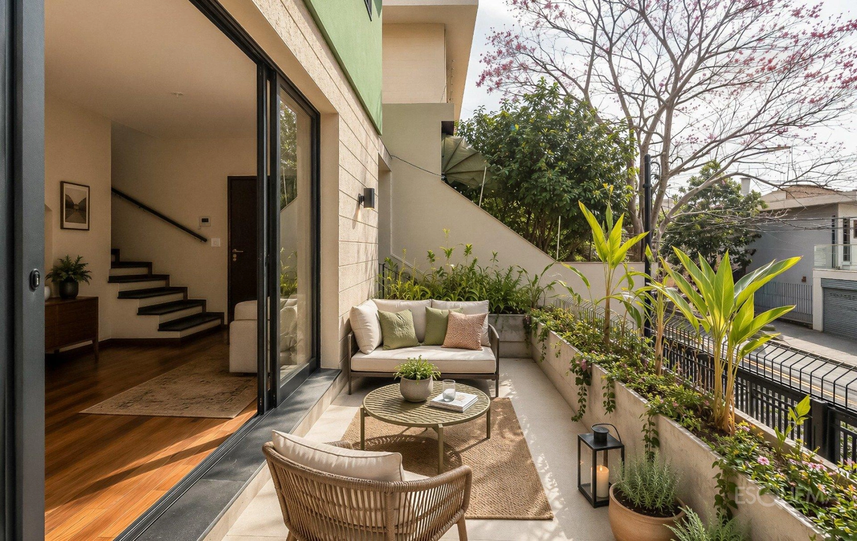 Casa reformada com ambientes integrados e iluminação natural - Imagem 1