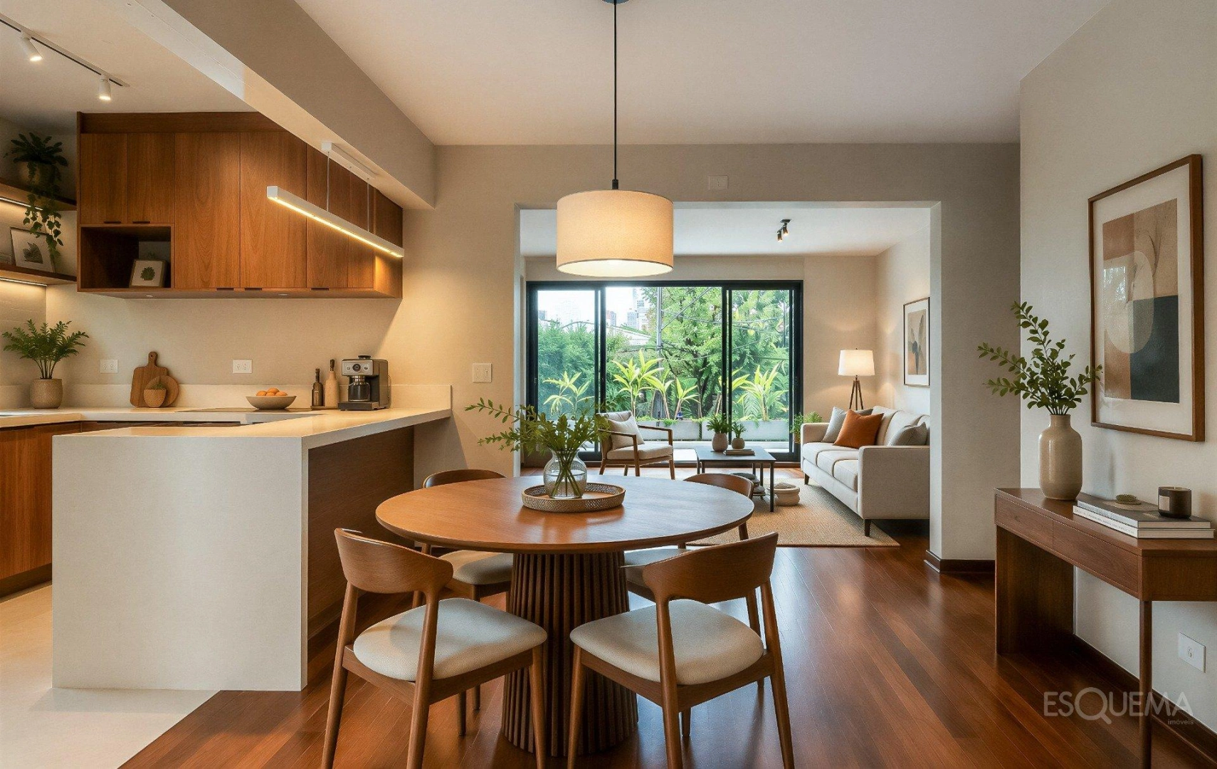 Casa reformada com ambientes integrados e iluminação natural - Imagem 2