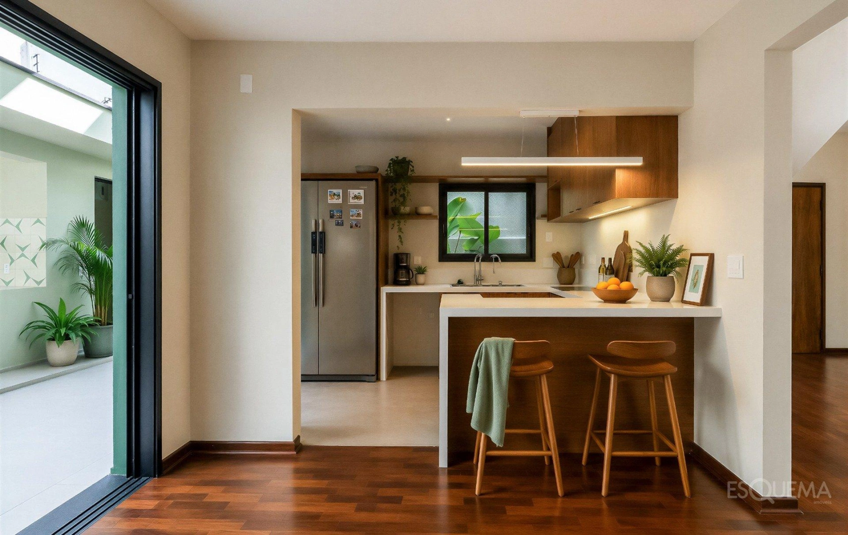 Casa reformada com ambientes integrados e iluminação natural - Imagem 3