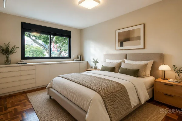 Casa reformada com ambientes integrados e iluminação natural