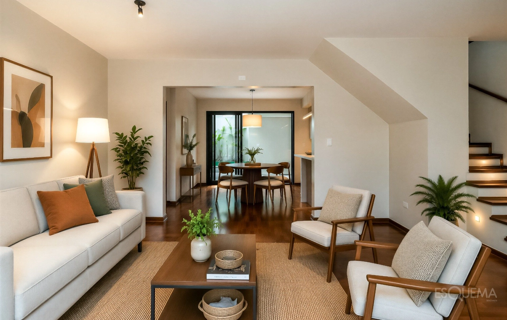 Casa reformada com ambientes integrados e iluminação natural - Imagem 8