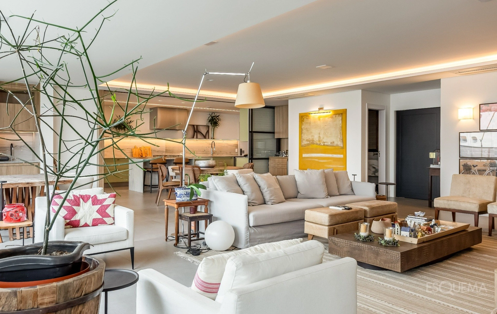 Apartamento com ambientes amplos e projeto de Gui Mattos no Brooklin - Imagem 11